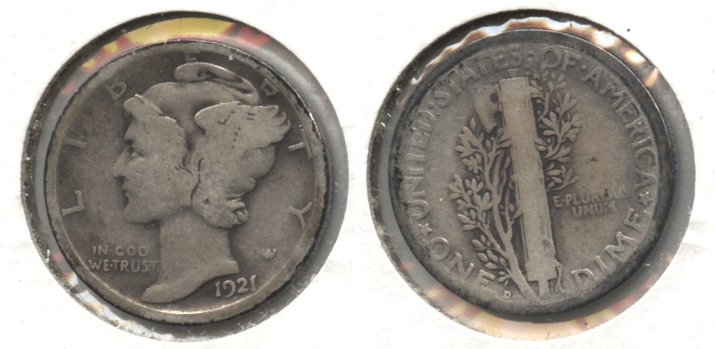 1921-D Mercury Dime VG-8 #a