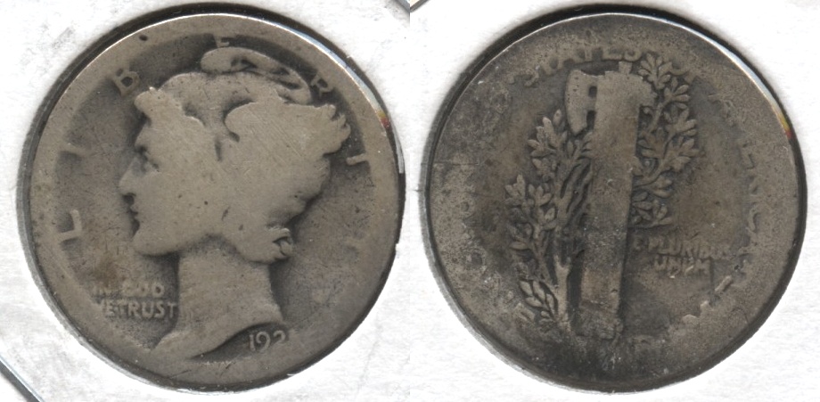 1921 Mercury Dime AG-3 #g