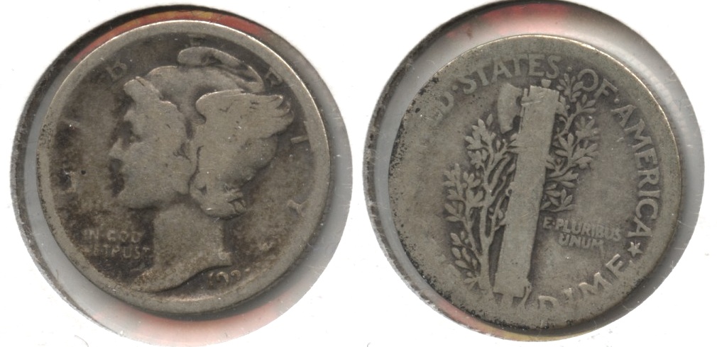 1921 Mercury Dime AG-3 #h