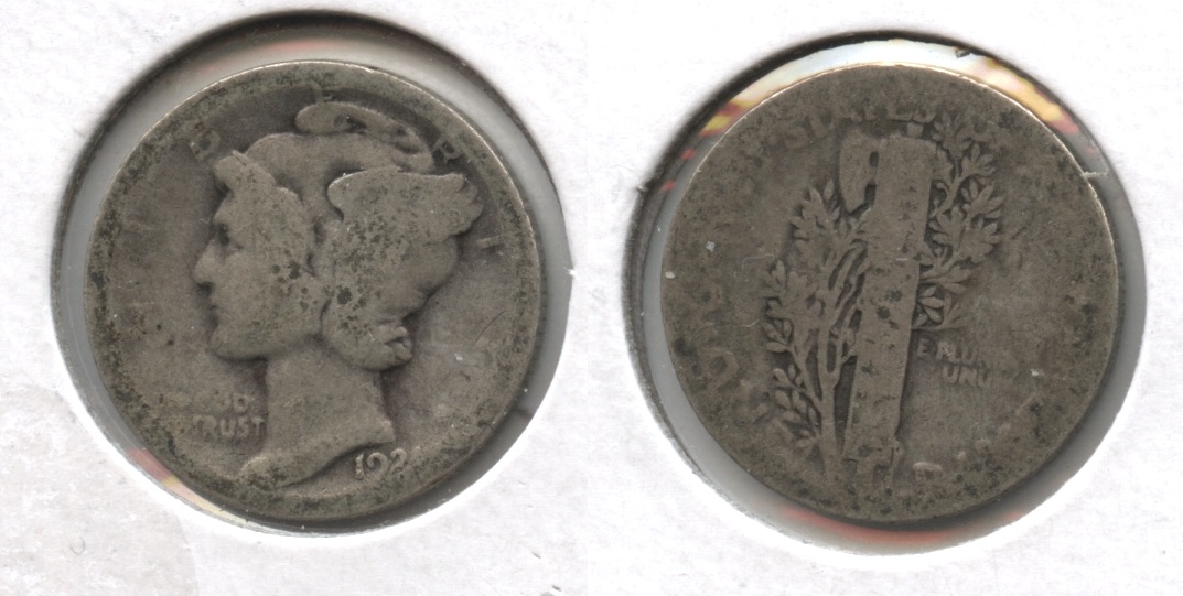 1921 Mercury Dime Fair-2 #c