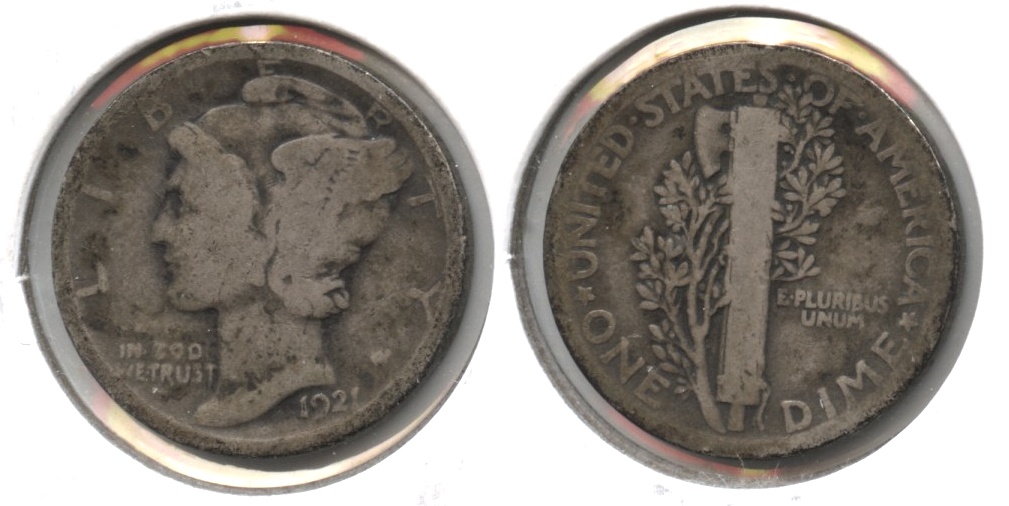 1921 Mercury Dime Good-4 #d