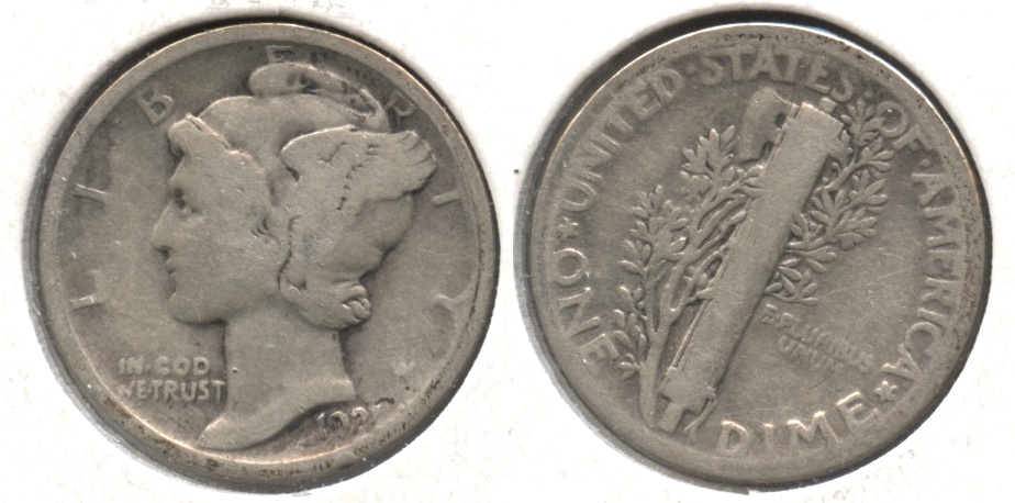 1921 Mercury Dime Good-6 #a