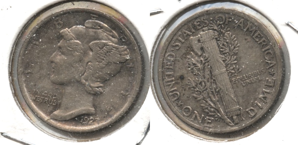 1923 Mercury Dime EF-40 #c