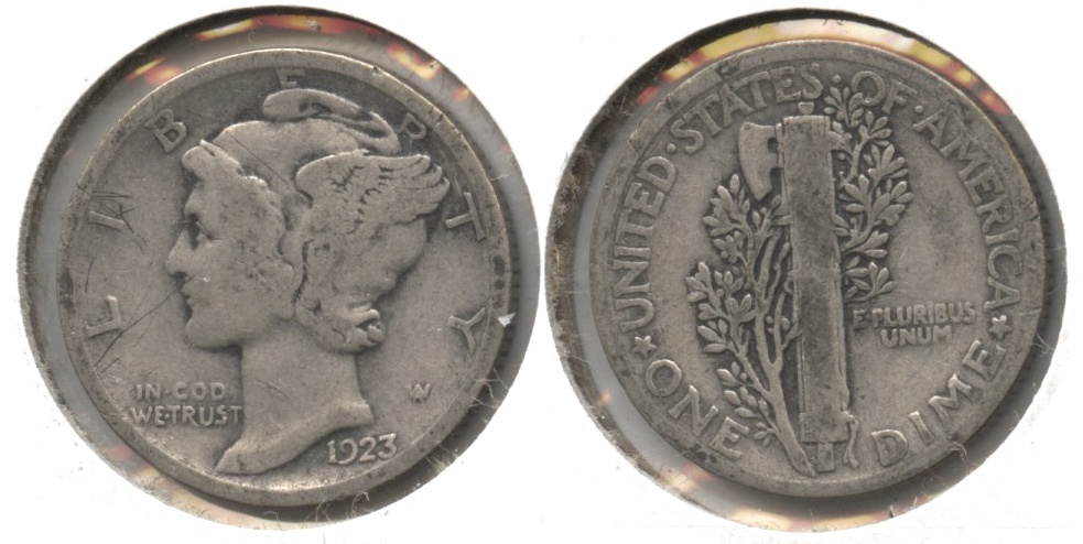 1923 Mercury Dime Good-4 #aa