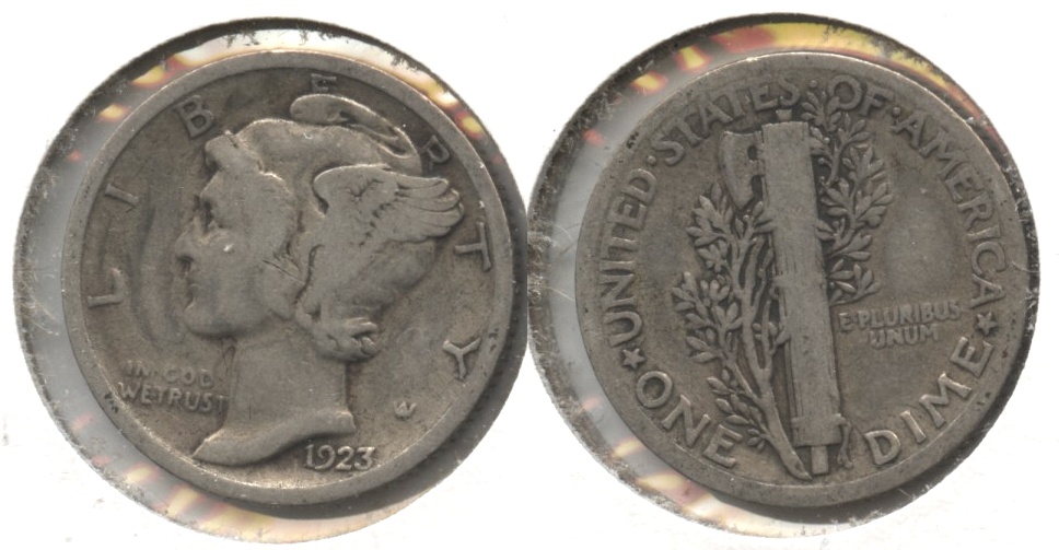 1923 Mercury Dime Good-4 #ae