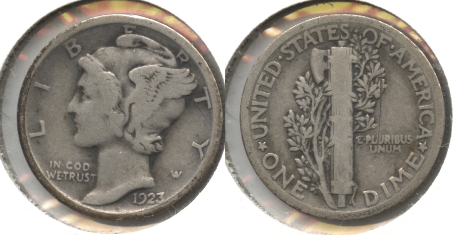 1923 Mercury Dime Good-4 #ai