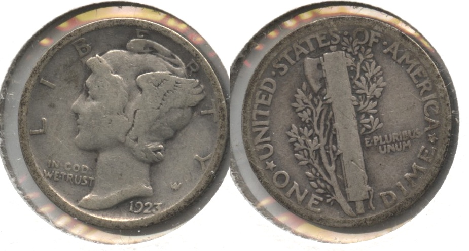 1923 Mercury Dime Good-4 #aj