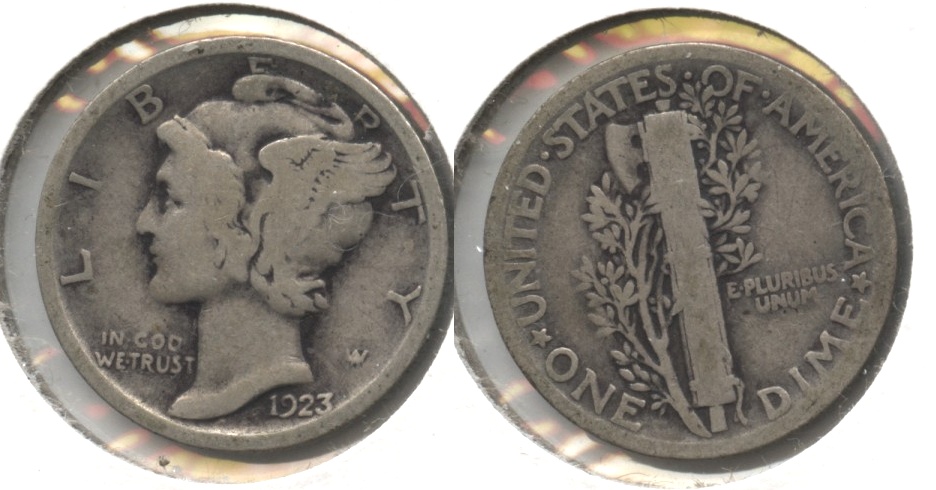 1923 Mercury Dime Good-4 #ao