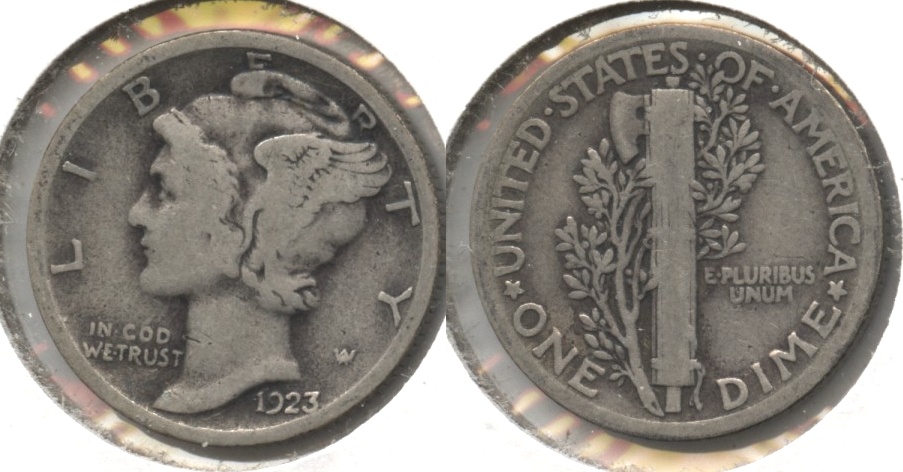 1923 Mercury Dime Good-4 #aq