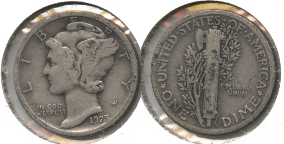 1923 Mercury Dime Good-4 #as