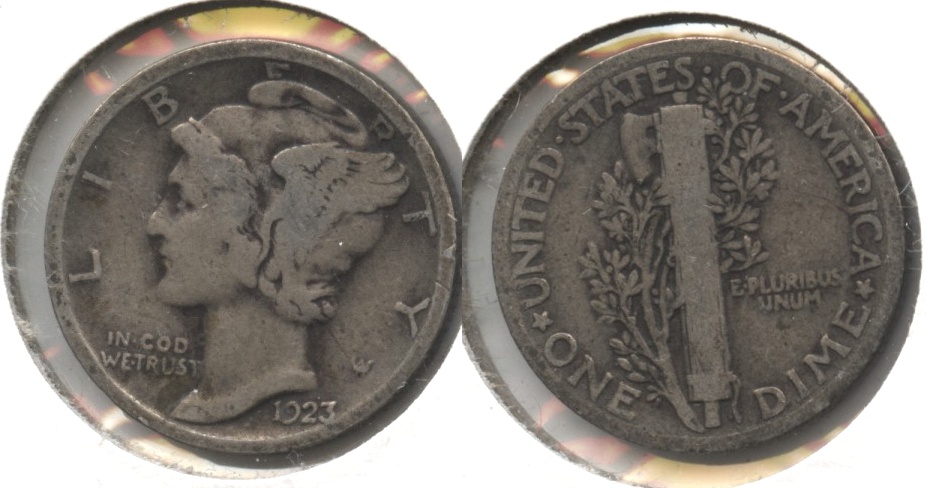 1923 Mercury Dime Good-4 #au