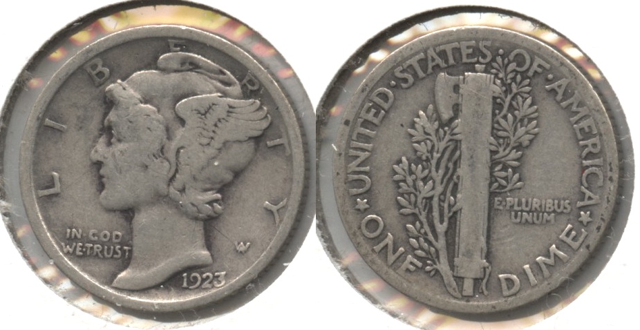 1923 Mercury Dime Good-4 #av