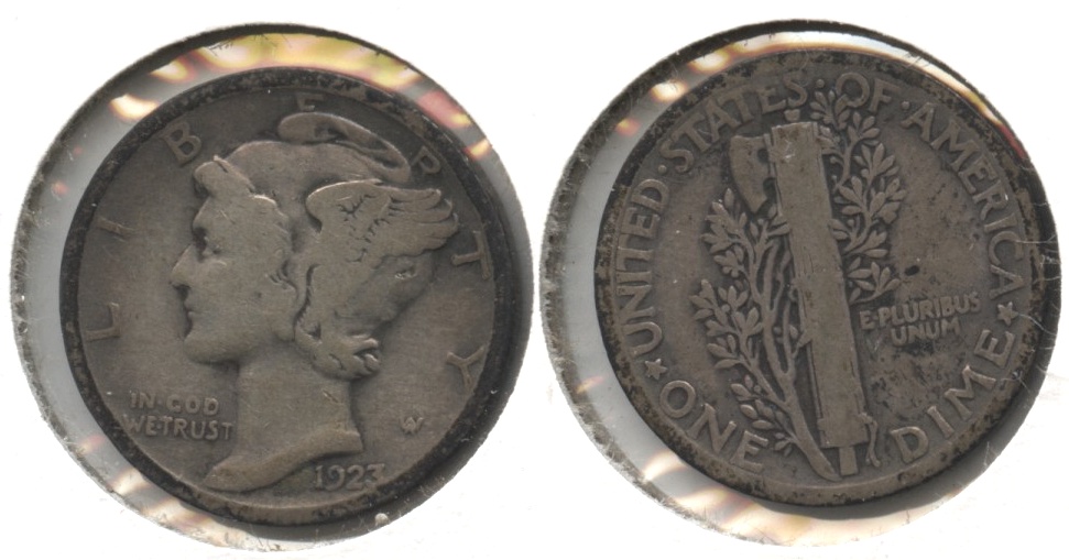 1923 Mercury Dime Good-4 #ax