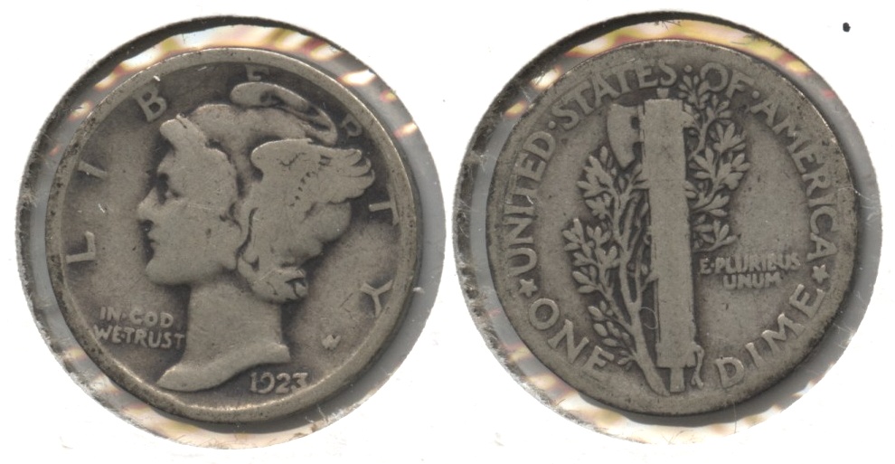 1923 Mercury Dime Good-4 #ay