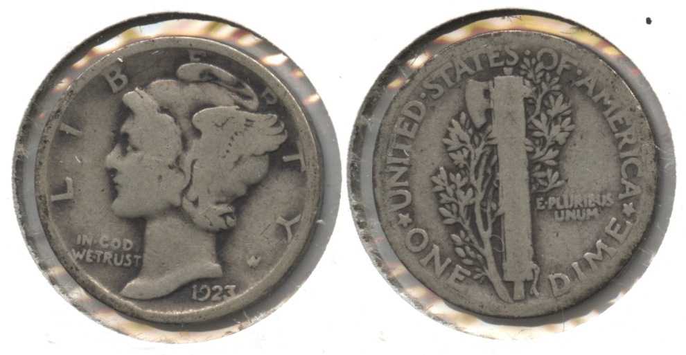 1923 Mercury Dime Good-4 #ay