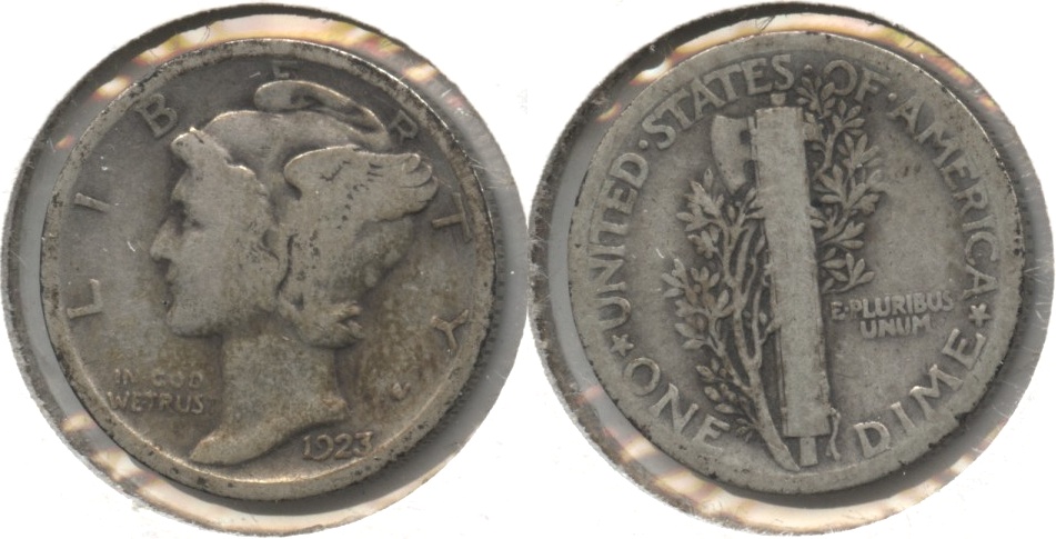1923 Mercury Dime Good-4 #az