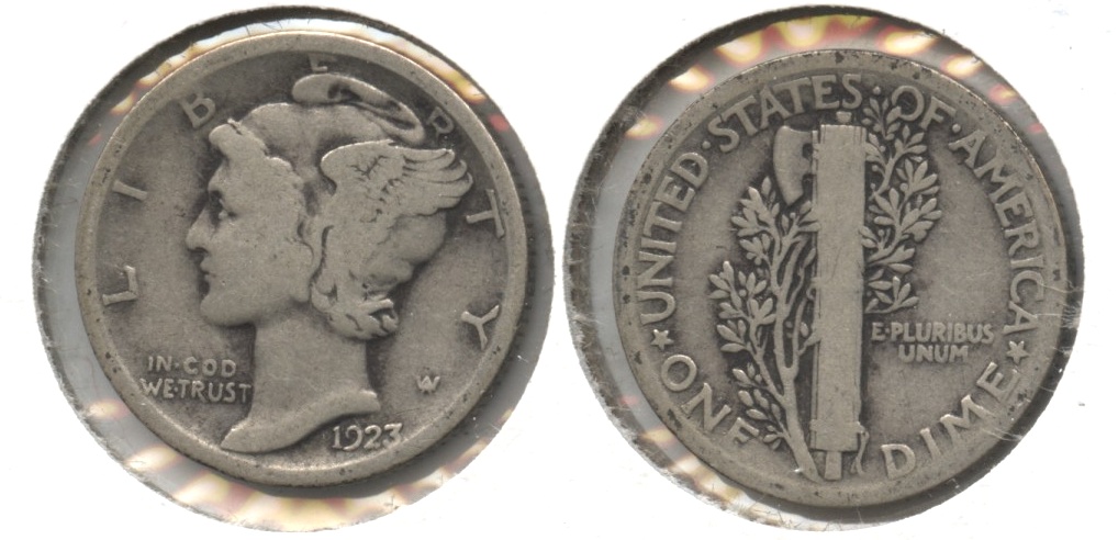 1923 Mercury Dime Good-4 #b