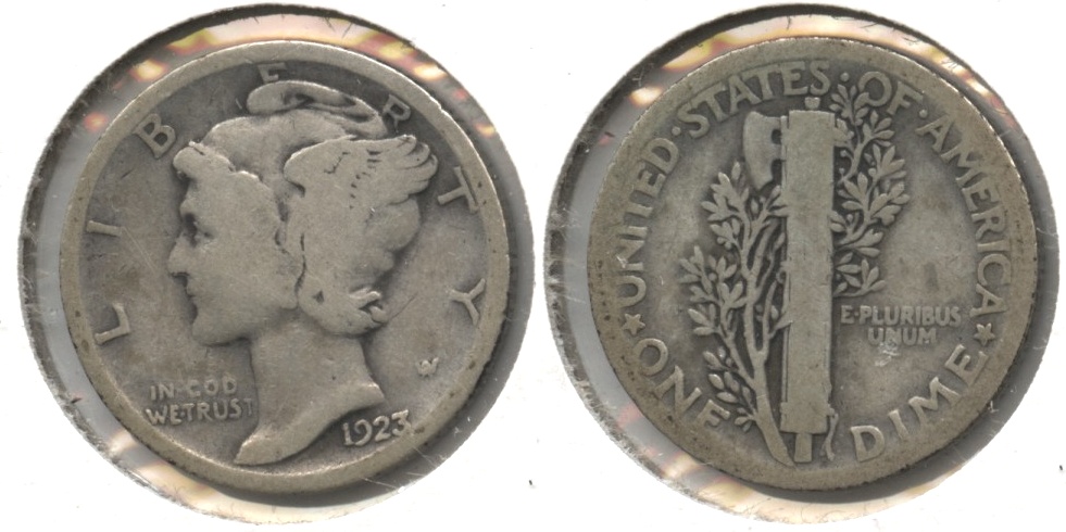 1923 Mercury Dime Good-4 #bc