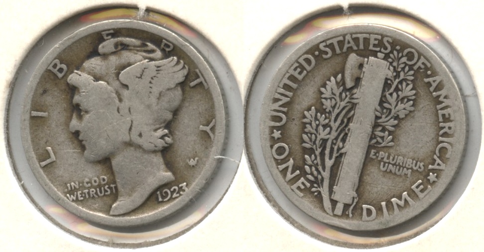 1923 Mercury Dime Good-4 #bn