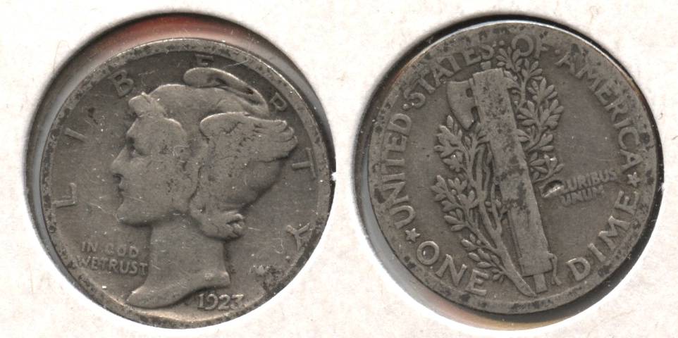 1923 Mercury Dime Good-4 #bq