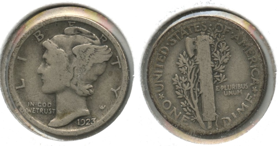 1923 Mercury Dime Good-4 #bt
