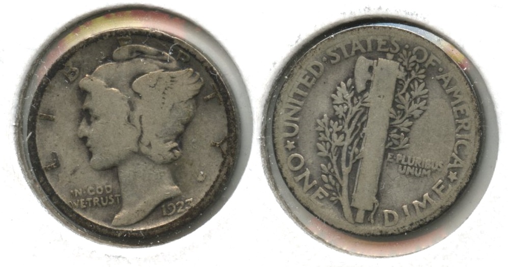 1923 Mercury Dime Good-4 #bv