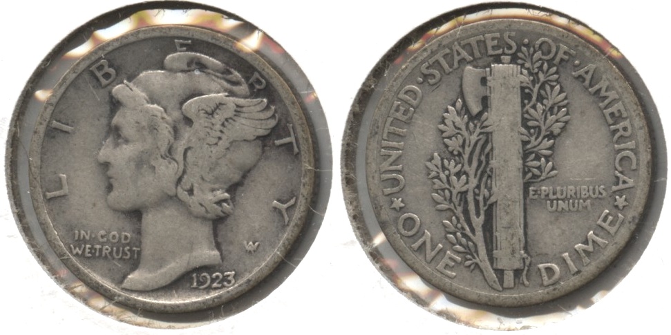 1923 Mercury Dime Good-4 #e