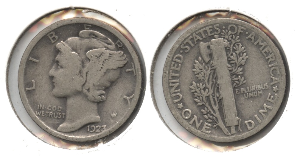 1923 Mercury Dime Good-4 #j