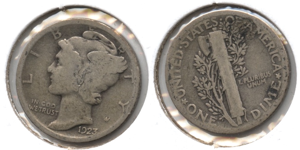1923 Mercury Dime Good-4 #r