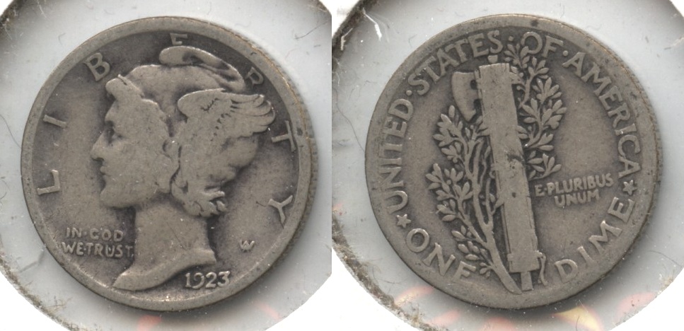 1923 Mercury Dime Good-4 #v