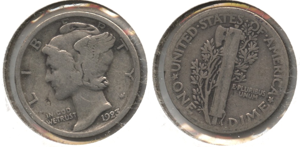 1923 Mercury Dime Good-4 #y