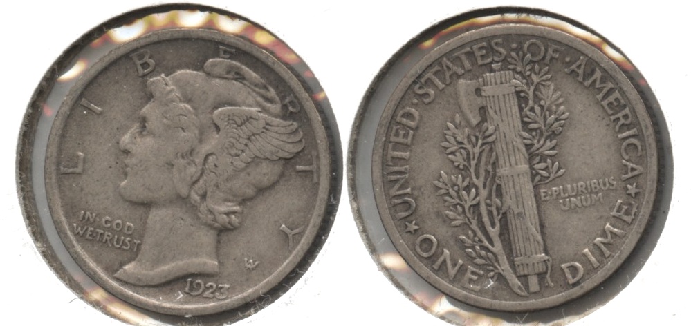 1923 Mercury Dime VF-20 #a