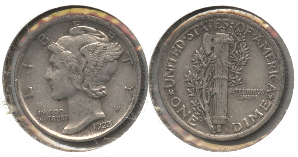 1923 Mercury Dime VF-20 #af