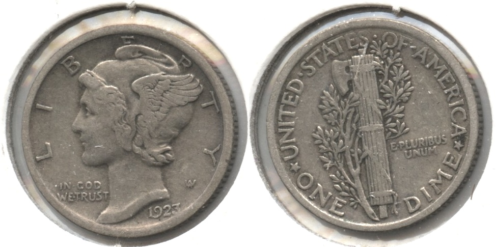 1923 Mercury Dime VF-20 #ah