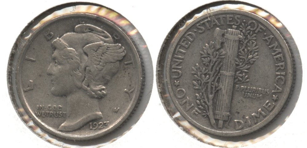 1923 Mercury Dime VF-20 #g