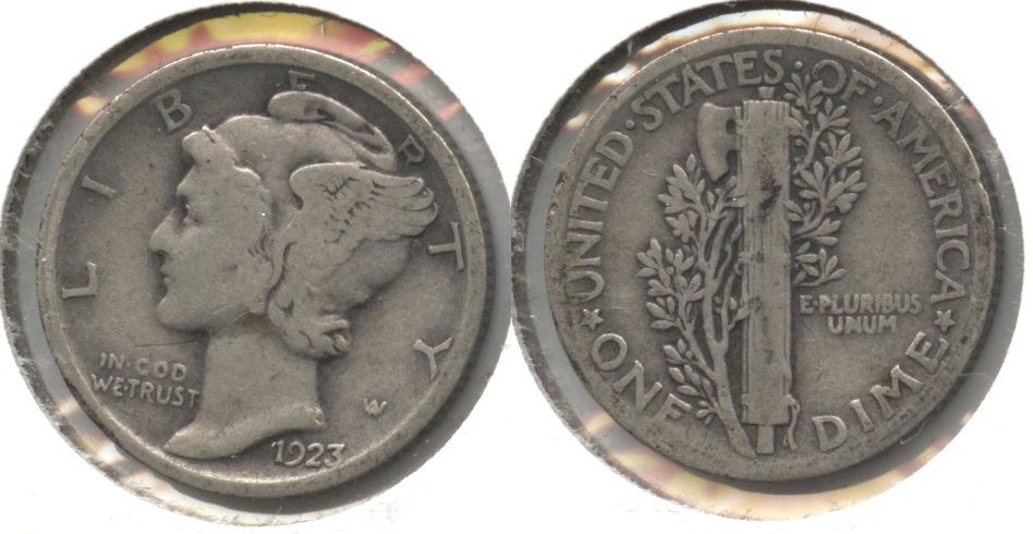 1923 Mercury Dime VG-8 #k