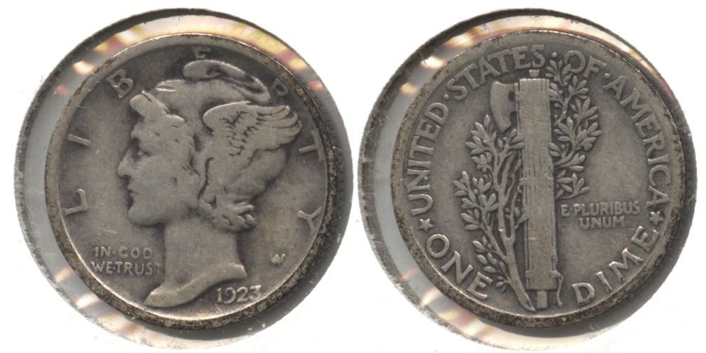 1923 Mercury Dime VG-8 #n