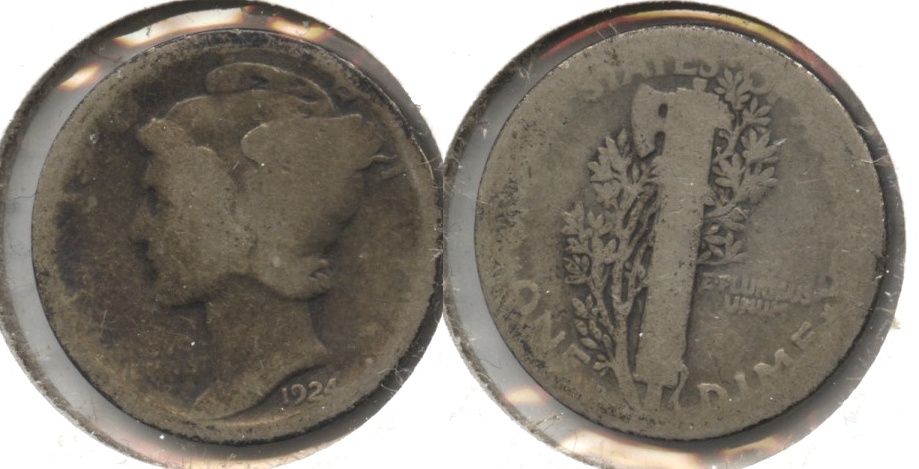 1924-D Mercury Dime AG-3