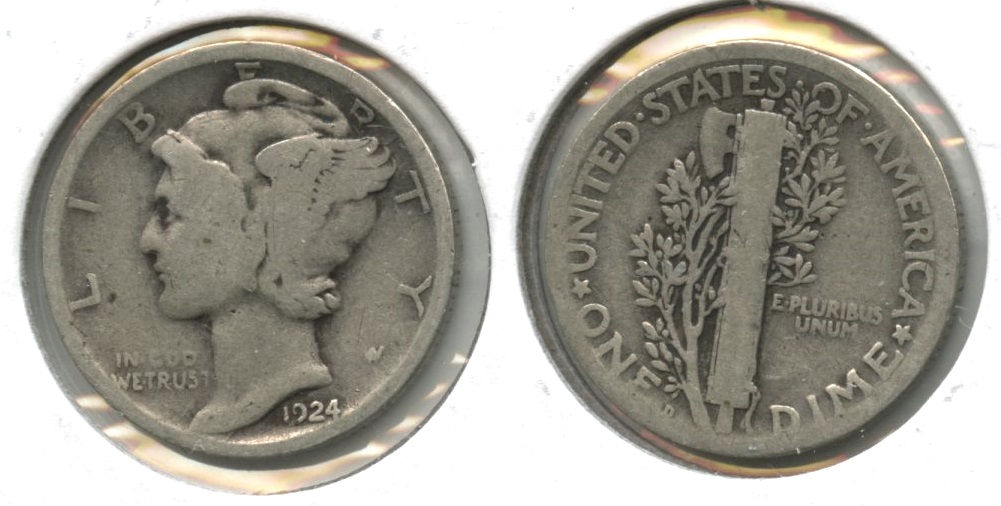 1924-D Mercury Dime Good-4 #i