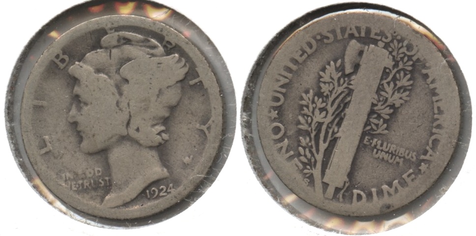 1924-S Mercury Dime AG-3