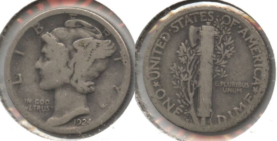 1924-S Mercury Dime Good-4 #d