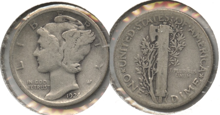 1924 Mercury Dime Good-4 #i