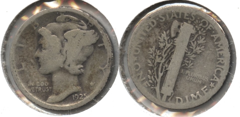 1925-D Mercury Dime AG-3 #b