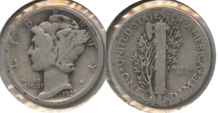 1925-S Mercury Dime Good-4 #c