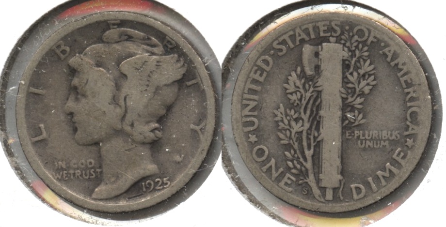 1925-S Mercury Dime Good-4 #d