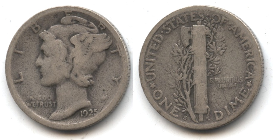 1925-S Mercury Dime Good-4 #i