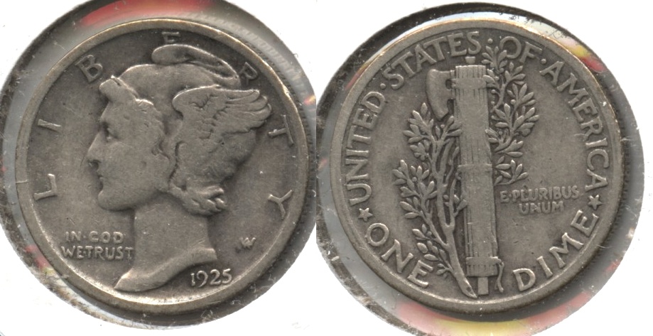 1925 Mercury Dime Fine-12 #c
