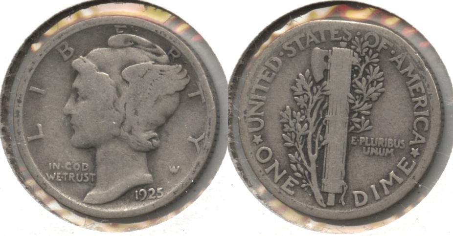 1925 Mercury Dime Good-4 #c