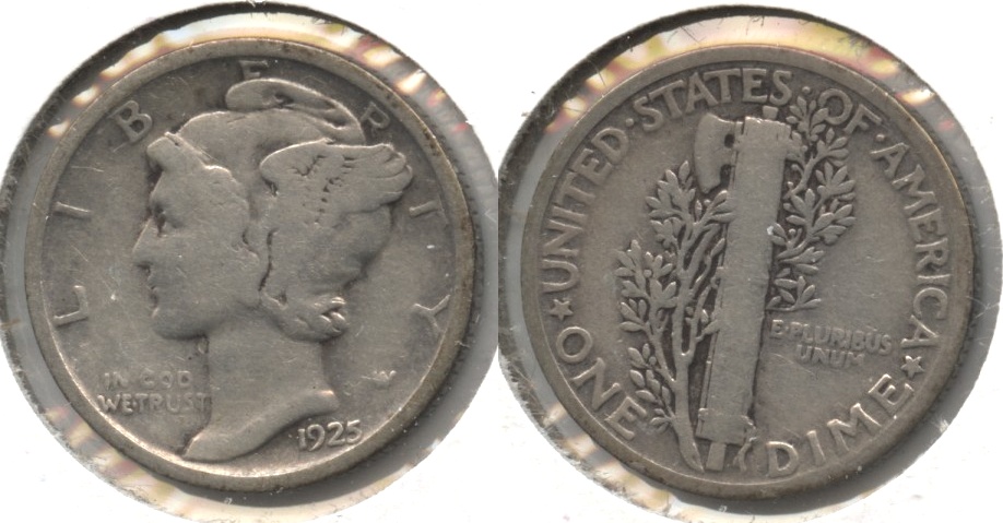 1925 Mercury Dime Good-4 #d