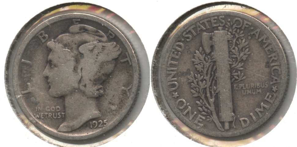 1925 Mercury Dime Good-4 #i